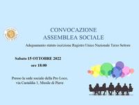 Convocazione assemblea sociale